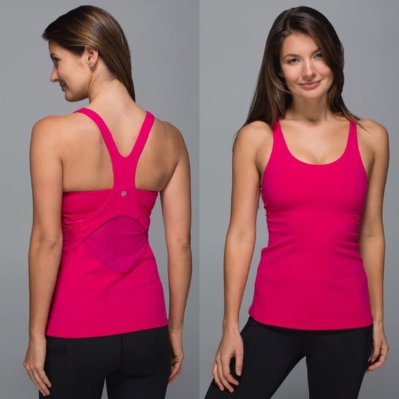 lululemon athletica Tops - Lululemon Crossback Tank II, Jewelled Magenta, 8
